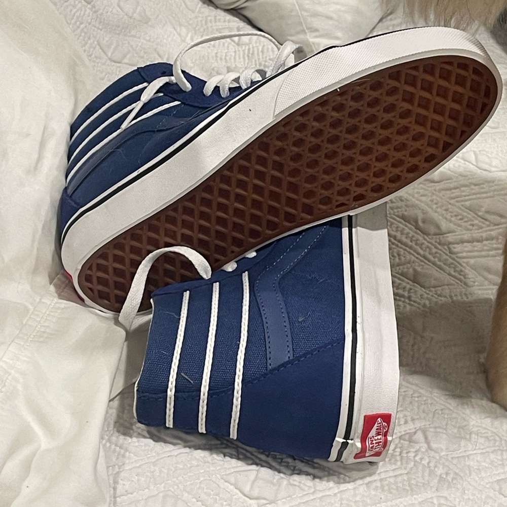 Blue vans size 7.5 brand new